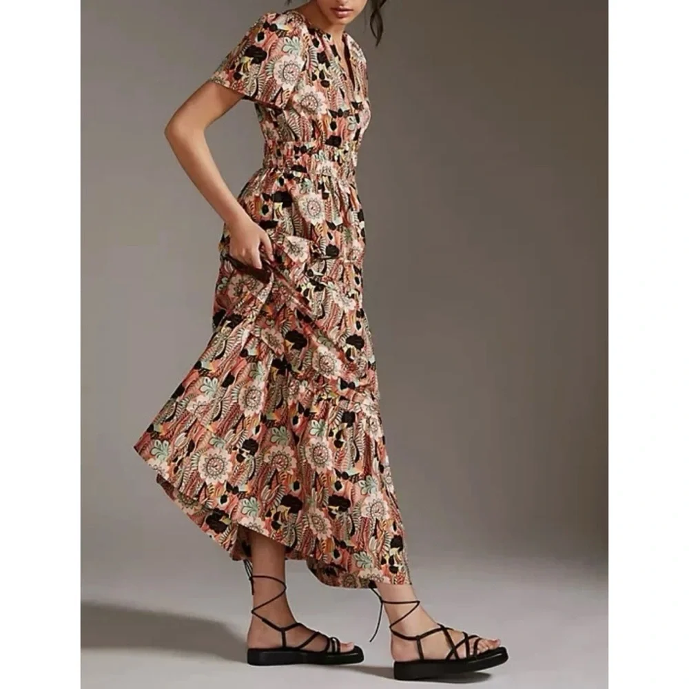 Anthropologie | the somerset maxi dress in botanic garden print - Picture 3 of 15